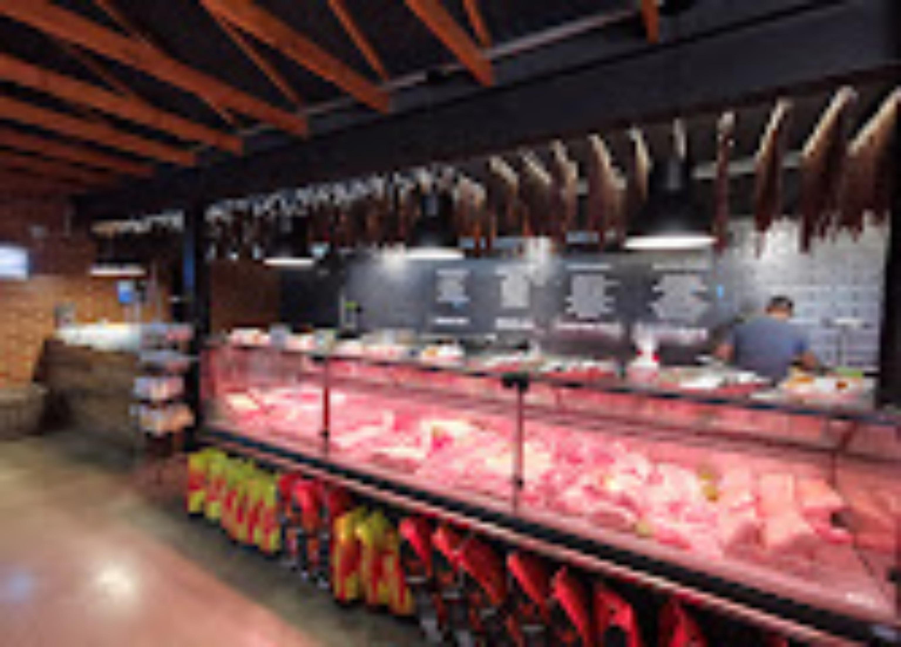 Kakiebos Vleismark meat counter